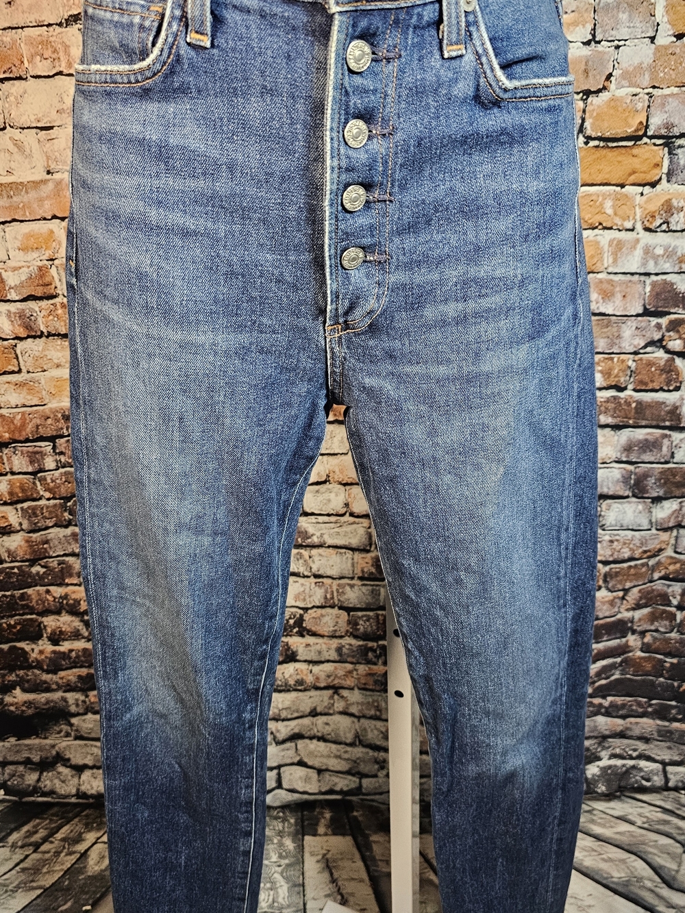 Citizens of Humanity Olivia High Rise Slim Ankle Jeans Button Fly Size 26